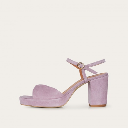 Bianca Sandals, lavender suede